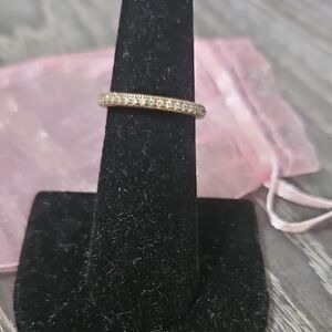 Pandora Sparkle And Hearts Ring 5.5